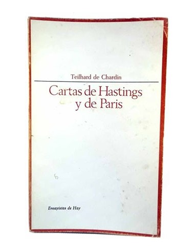 Cartas De Hastings Y De Paris