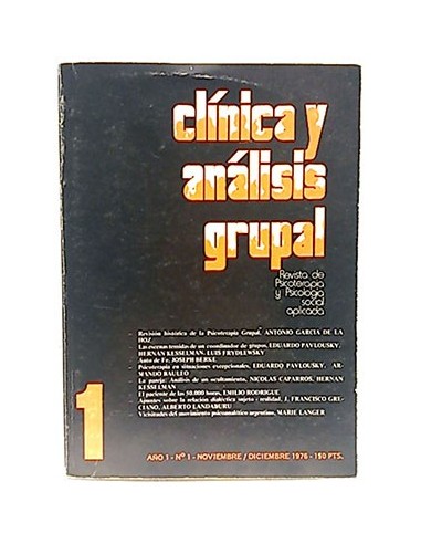Clinica Y Analisis Grupal Año 1 N1