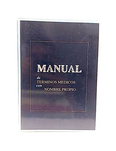 Manual De Términos Médicos Con Nombre Propio