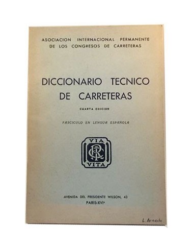 Diccionario Tecnico De Carreteras