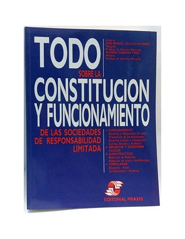 Todo Sobre Constitución Y Funcionamiento De Las S.R.L.