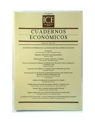 Cuadernos Económicos Nº 81 Junio 2011