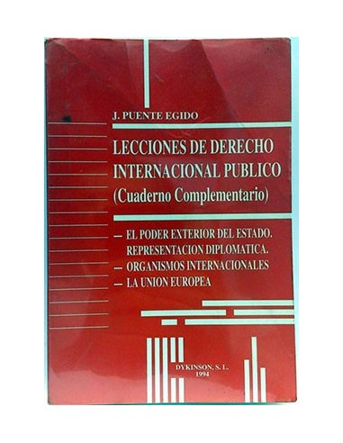 Lecciones De Derecho Internacional Público. Cuaderno Complementario