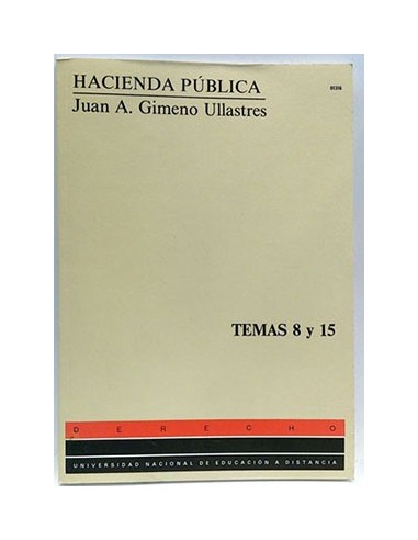 Hacienda Pública I: (Temas 8 Y 15)