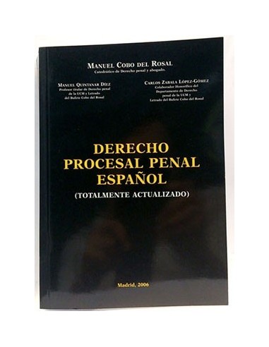 Derecho Procesal Penal Español