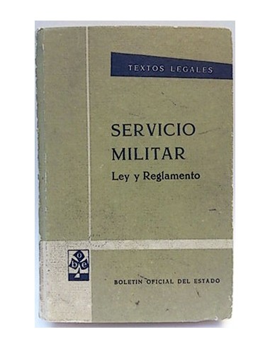 Servicio Militar Ley Y Reglamento