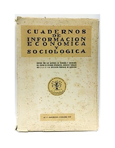 Cuadernos De Informacion Economica Y Sociologica. Nº7. Diciembre 1959