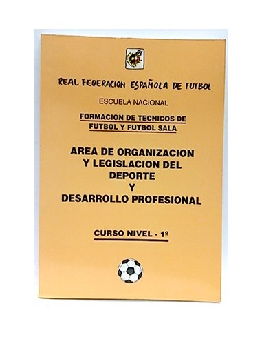 Área De Organización Y Legislación Del Deporte Y Desarrollo Profesional: (Nivel 2)