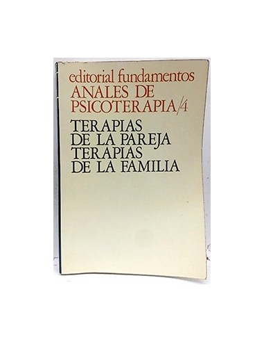 Anales De Psicoterapia/4. Terapias De La Pareja Y De La Familia