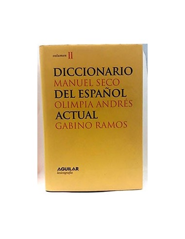 Diccionario Del Español Actual, Tomo 2 G-Z