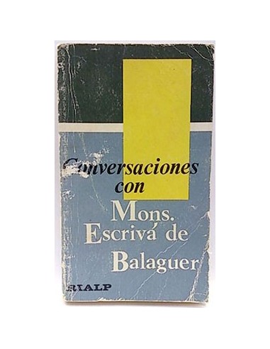 Conversaciónes Con Mons. Escrivá De Balaguer