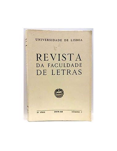 Revista Da Facultade De Letras-Nº3. 1979-80