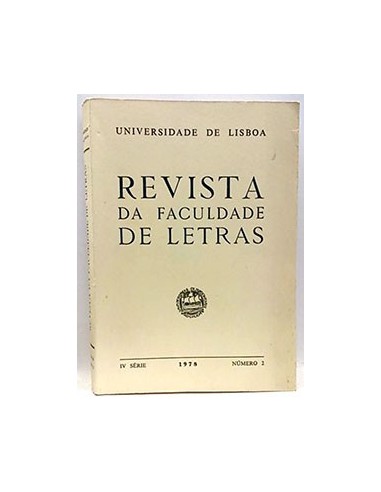 Revista Da Facultade De Letras- Nº2. 1978