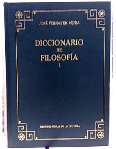 Diccionario De Filosofía I (A-D)