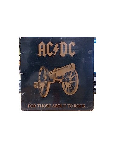 Ac/DC For Those About To Rock. Vinilo de Ac/DC: Bueno Rústica (1981)