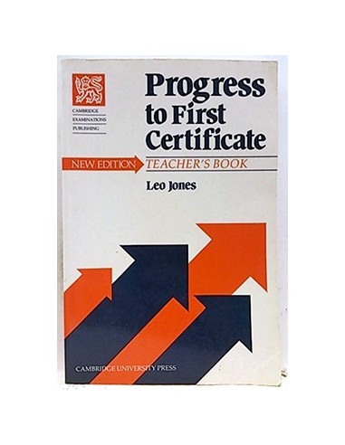 Progress To First Certificate. Teacher's Book. New Edition