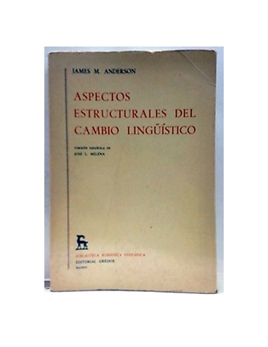 Aspectos Estructurales Del Cambio Lingüístico