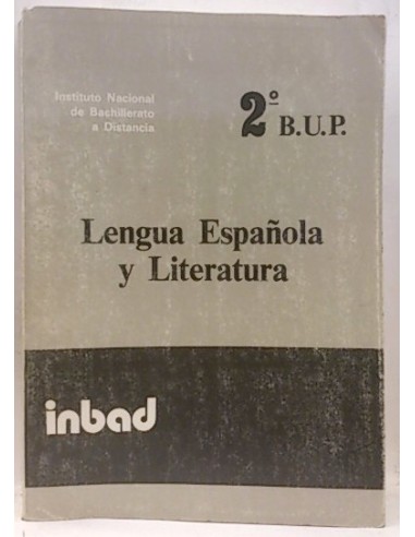 Lengua Y Literatura 2 De B U P. 2. D.U.