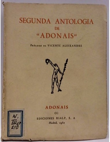 Segunda Antologia De Adonais