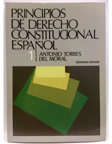 Principios De Derecho Constitucional Español, 1