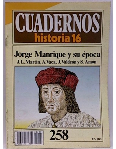 Cuadernos De Historia 16. 258. Jorge Manrique Y Su Época