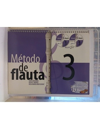 Método De Flauta 3. Incluye 2 CD