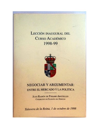Lección Inaugural Del Curso Académico 1998-99
