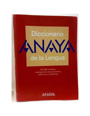 Diccionario Anaya de la lengua