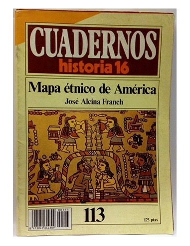Cuadernos Historia 16. 113. Mapa étnico de América